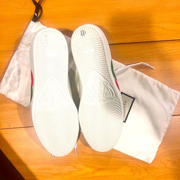 Gucci Ace Interlocking G Sneakers in White Leather Men's - Picture 5 of 8